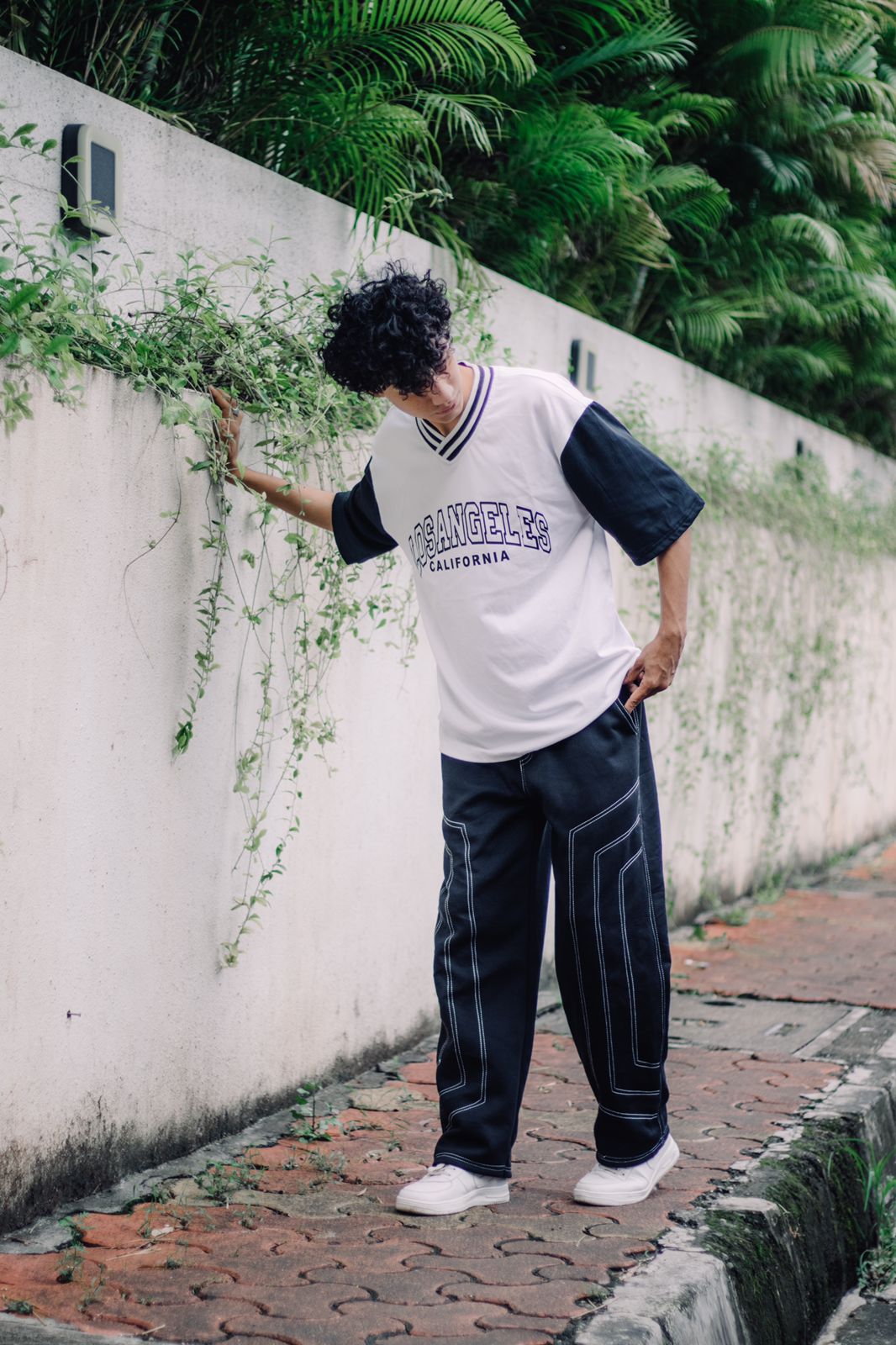 Western Style Thread Trackpant for Mens
