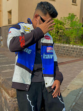 Load image into Gallery viewer, Black Air Racing Rider Cotton Jacket
