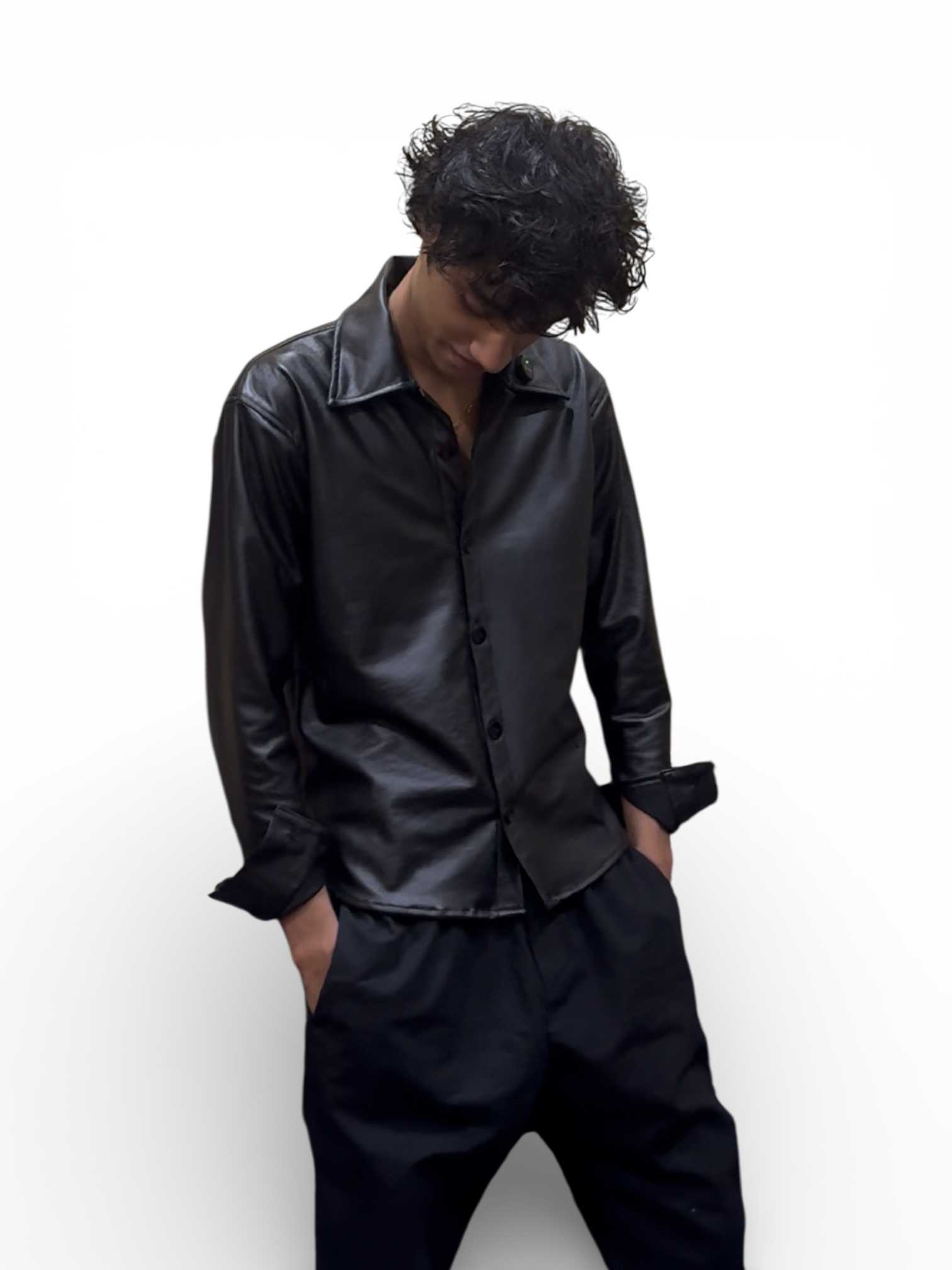 Party Wear Z black Shirt