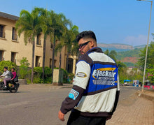 Load image into Gallery viewer, Black Air Racing Rider Cotton Jacket
