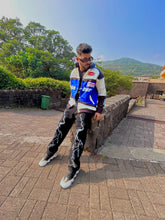 Load image into Gallery viewer, Black Air Racing Rider Cotton Jacket
