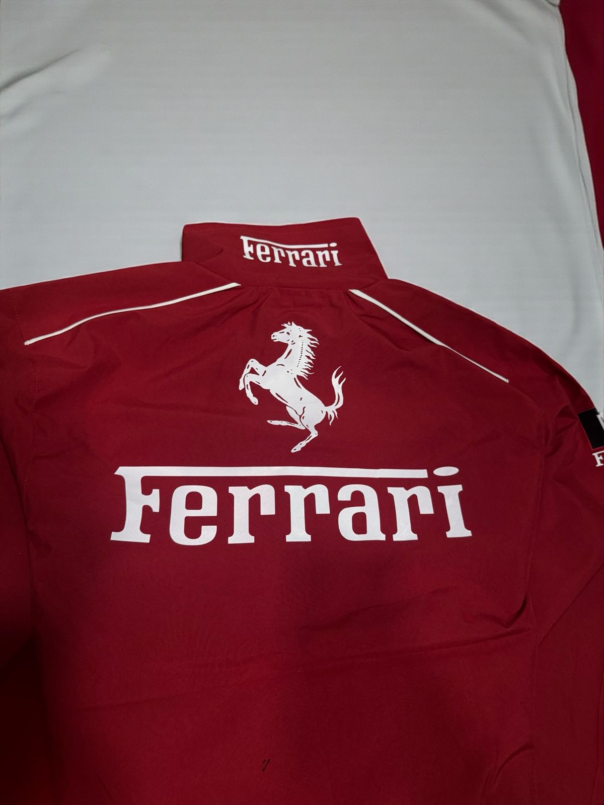 Red/Black Ferrari F1 Racing Jacket by YDWC