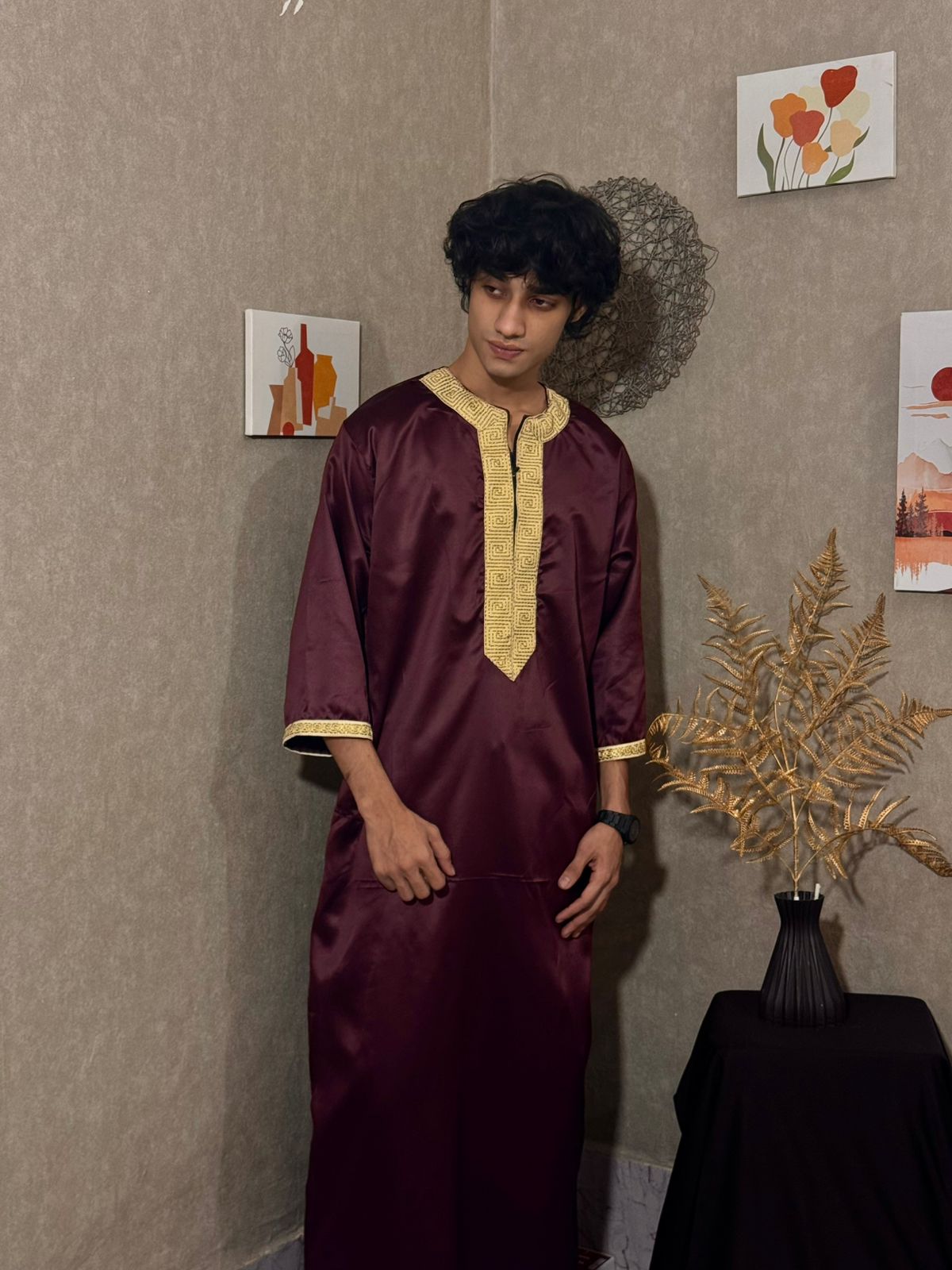 Maroon Turkish Thobes