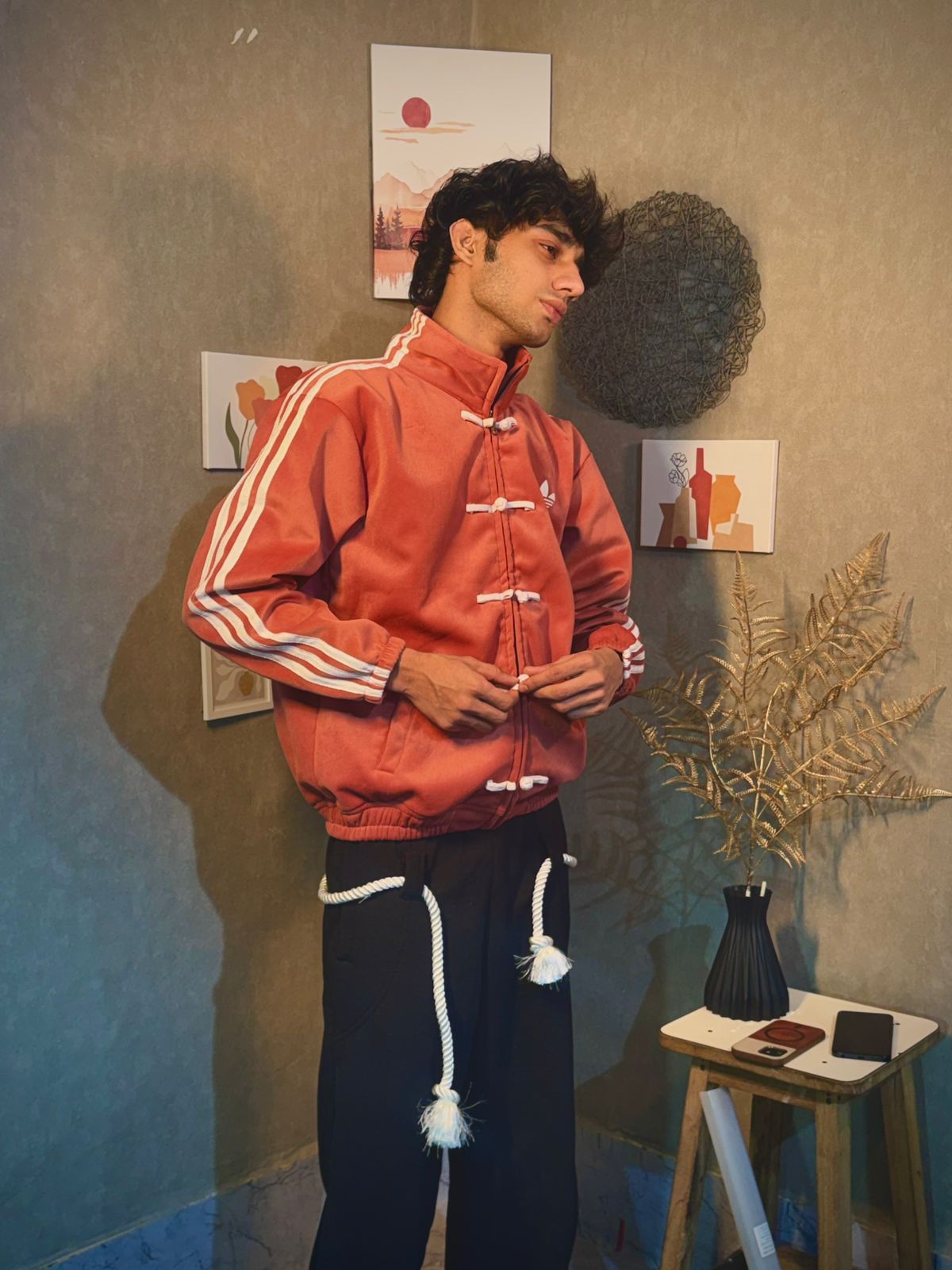 Peach CNY Edition - Luxury Suede Jacket