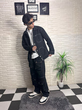 Load image into Gallery viewer, Streetstyle Double Stich Black Co ords

