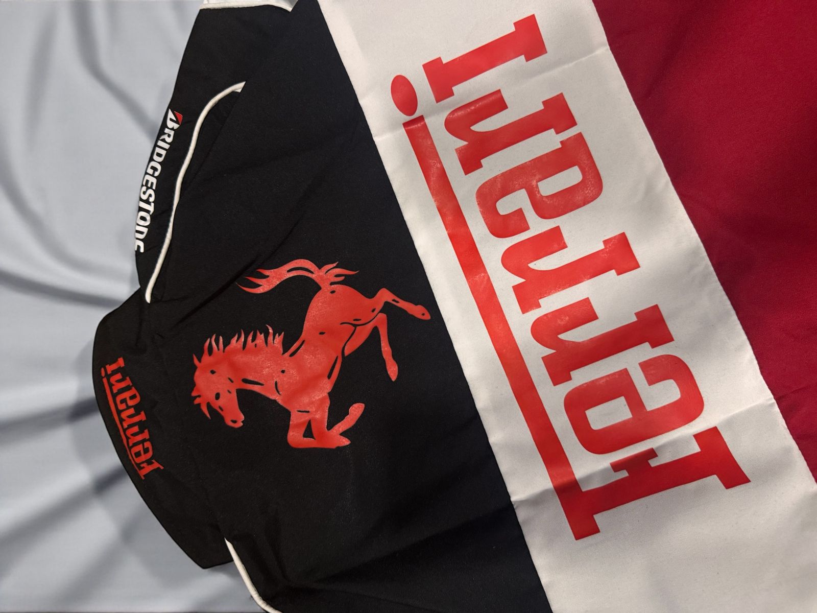 Red/White Ferrari F1 Racing Jacket by YDWC