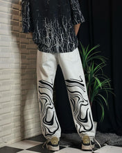 Load image into Gallery viewer, Drippy Trippy White Jeans
