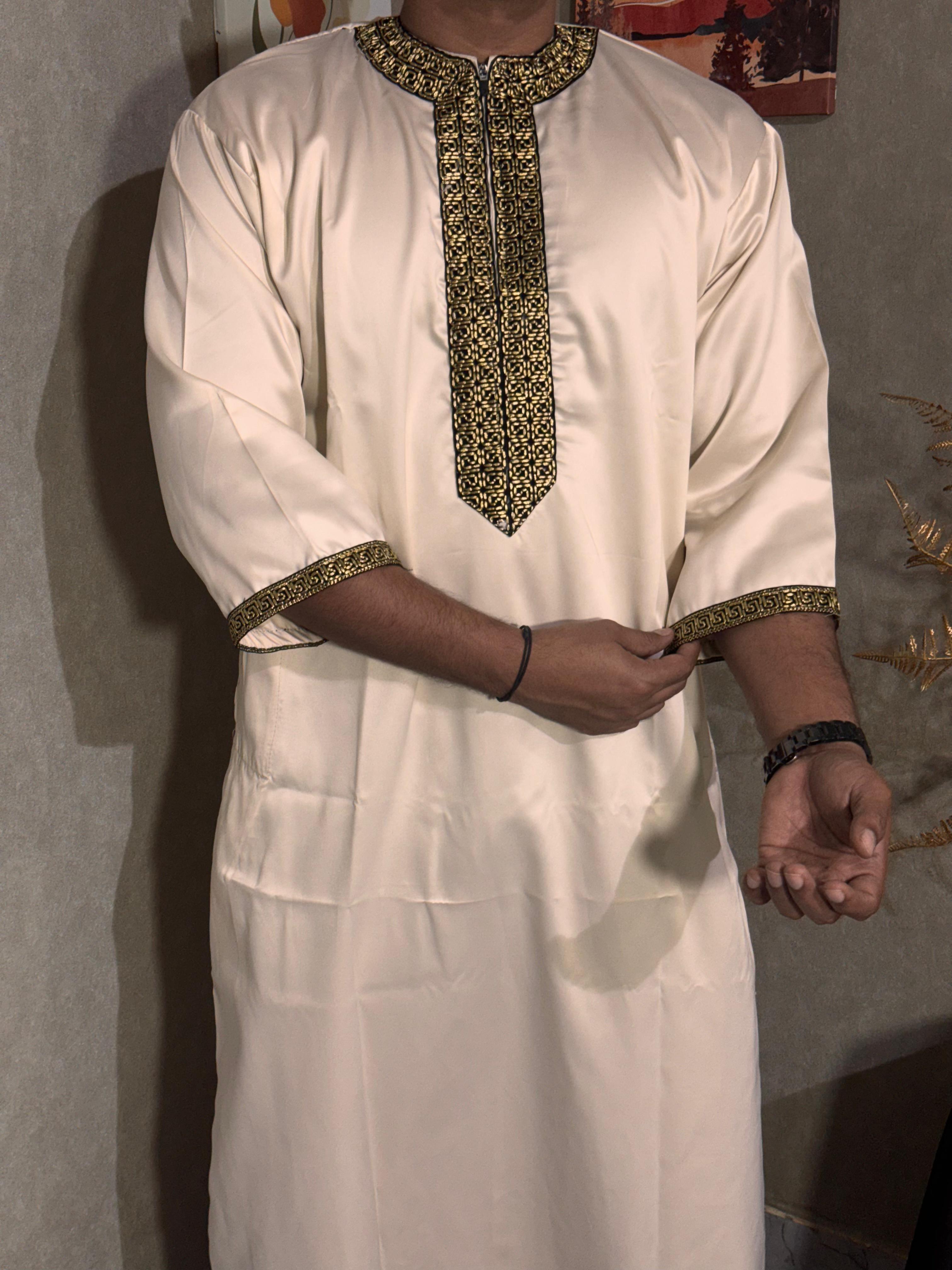Cream Omani Thobes
