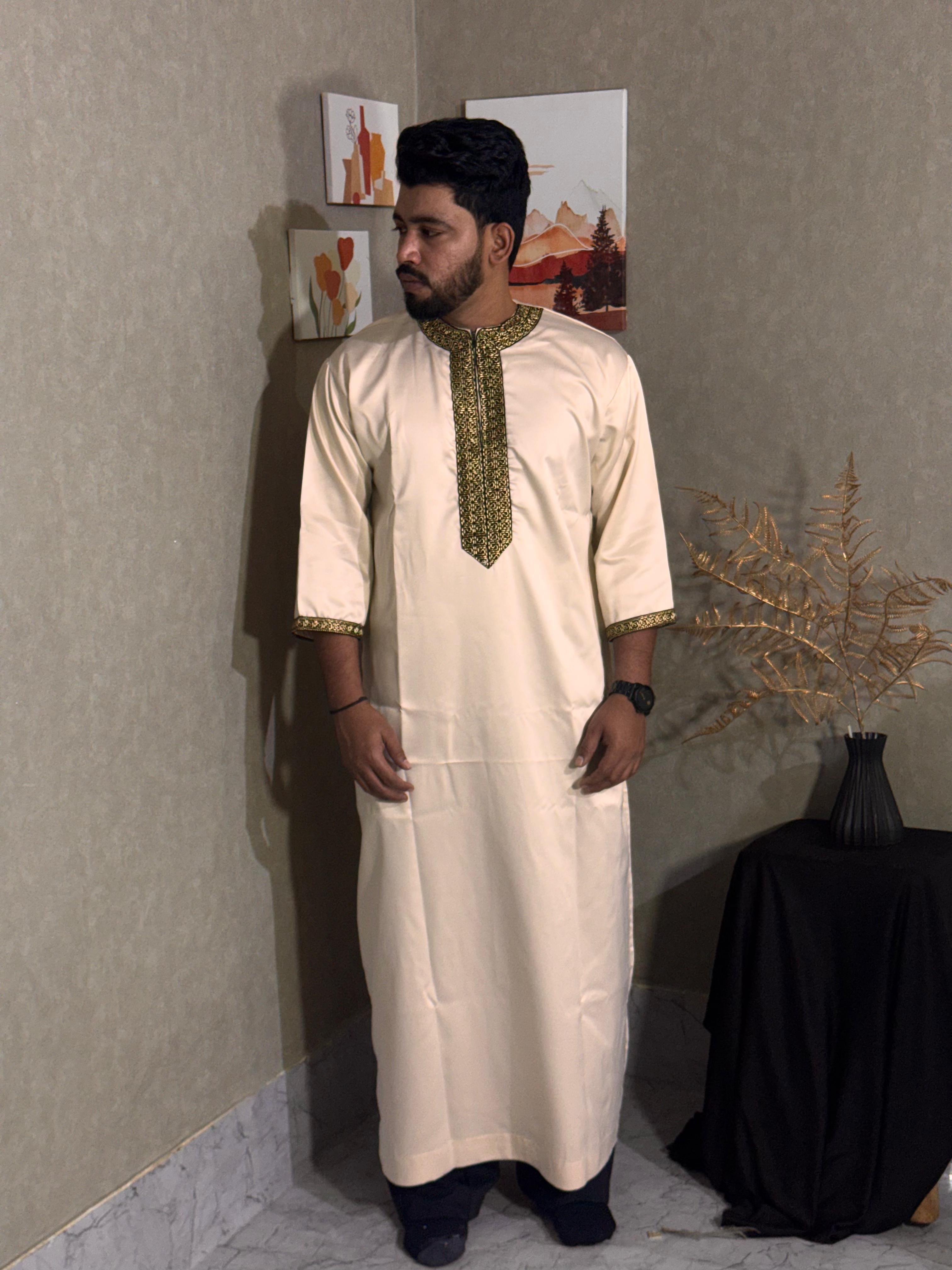 Cream Omani Thobes