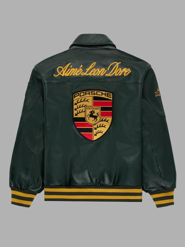 Porche Green Embroidered Jacket