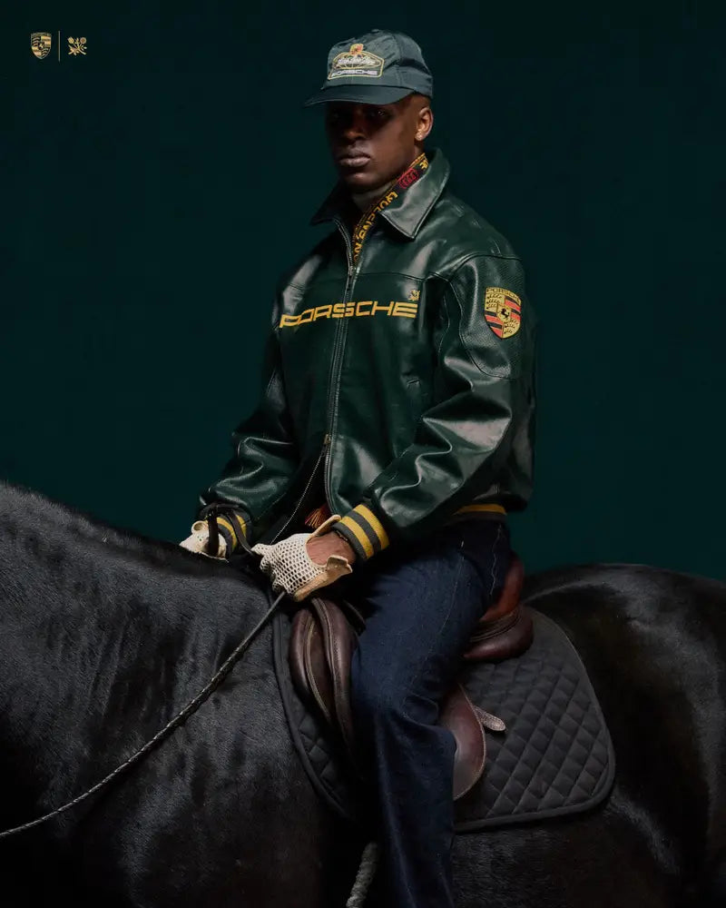 Porche Green Embroidered Jacket