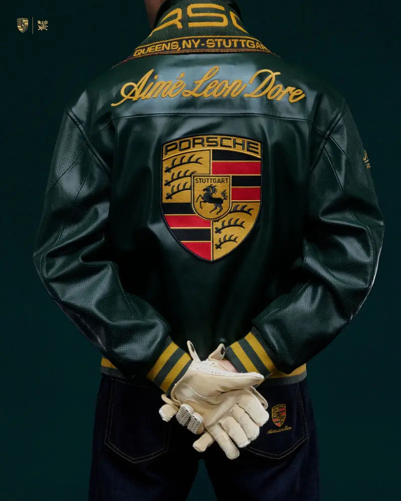 Porche Green Embroidered Jacket