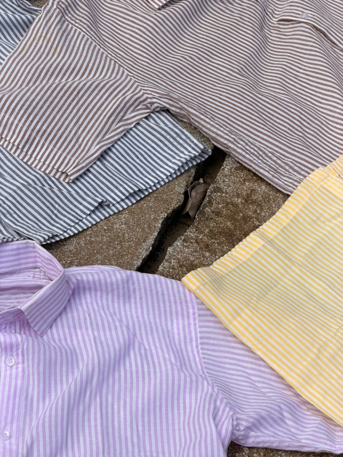 Blush Stripe Seersucker Boxy Fit Shirt – Pink & White
