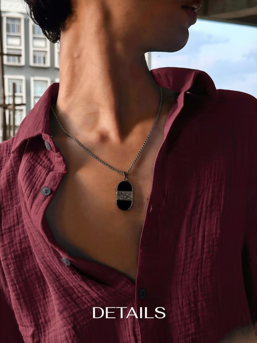 Maroon Gauze Shirt – Boxy Fit
