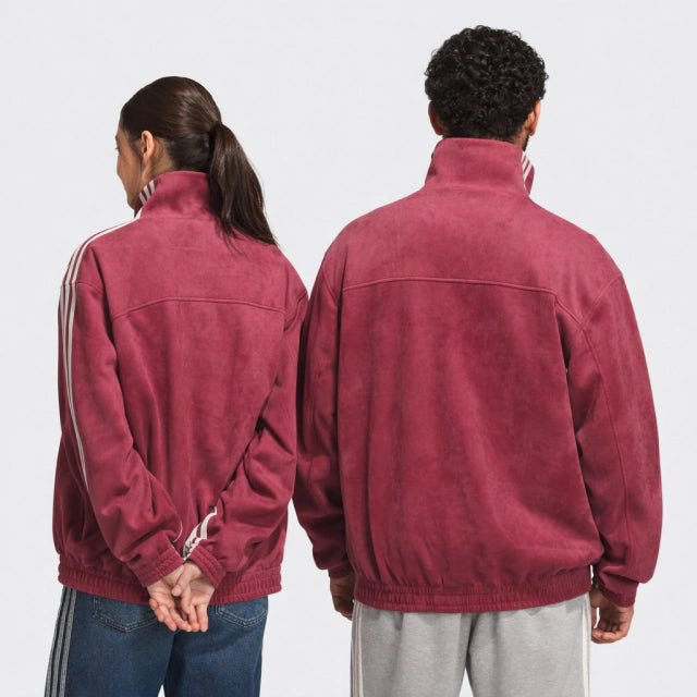 Maroon CNY Jacket –  Mandarin Style Oversized | YDWC