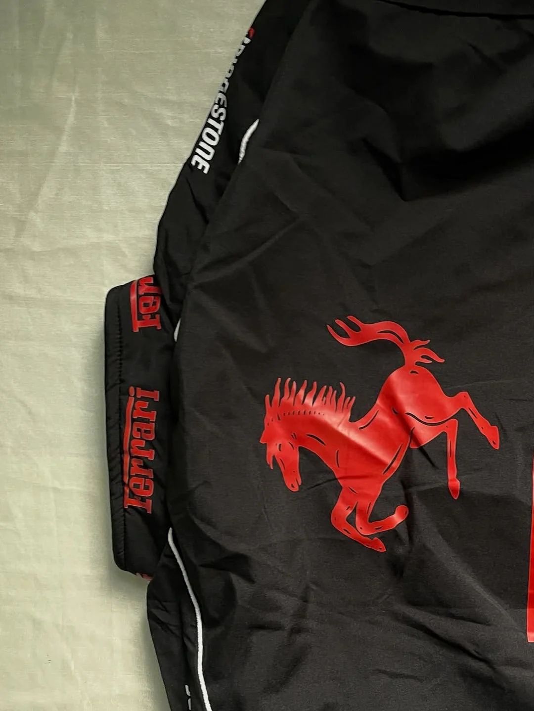 Premium Racing Collection – Black Ferrari & Boxy Fit Leather Jacket