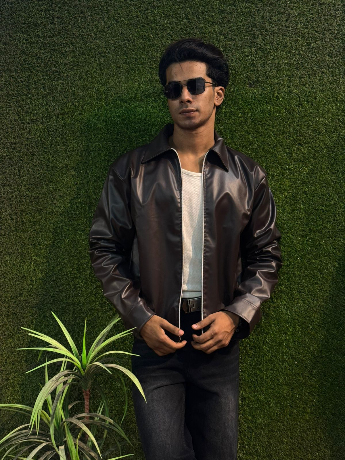 Premium Leather Jacket Collection – Boxy Fit Black & Brown