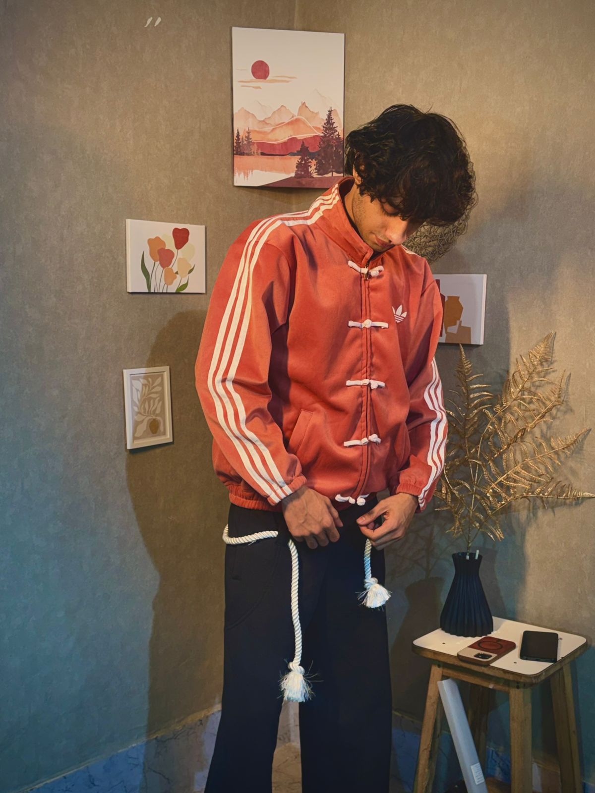 Peach CNY Edition - Luxury Suede Jacket