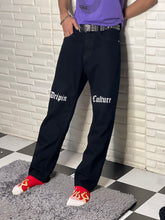Load image into Gallery viewer, Knee Print Dripin Culture Straight Fit Jeans

