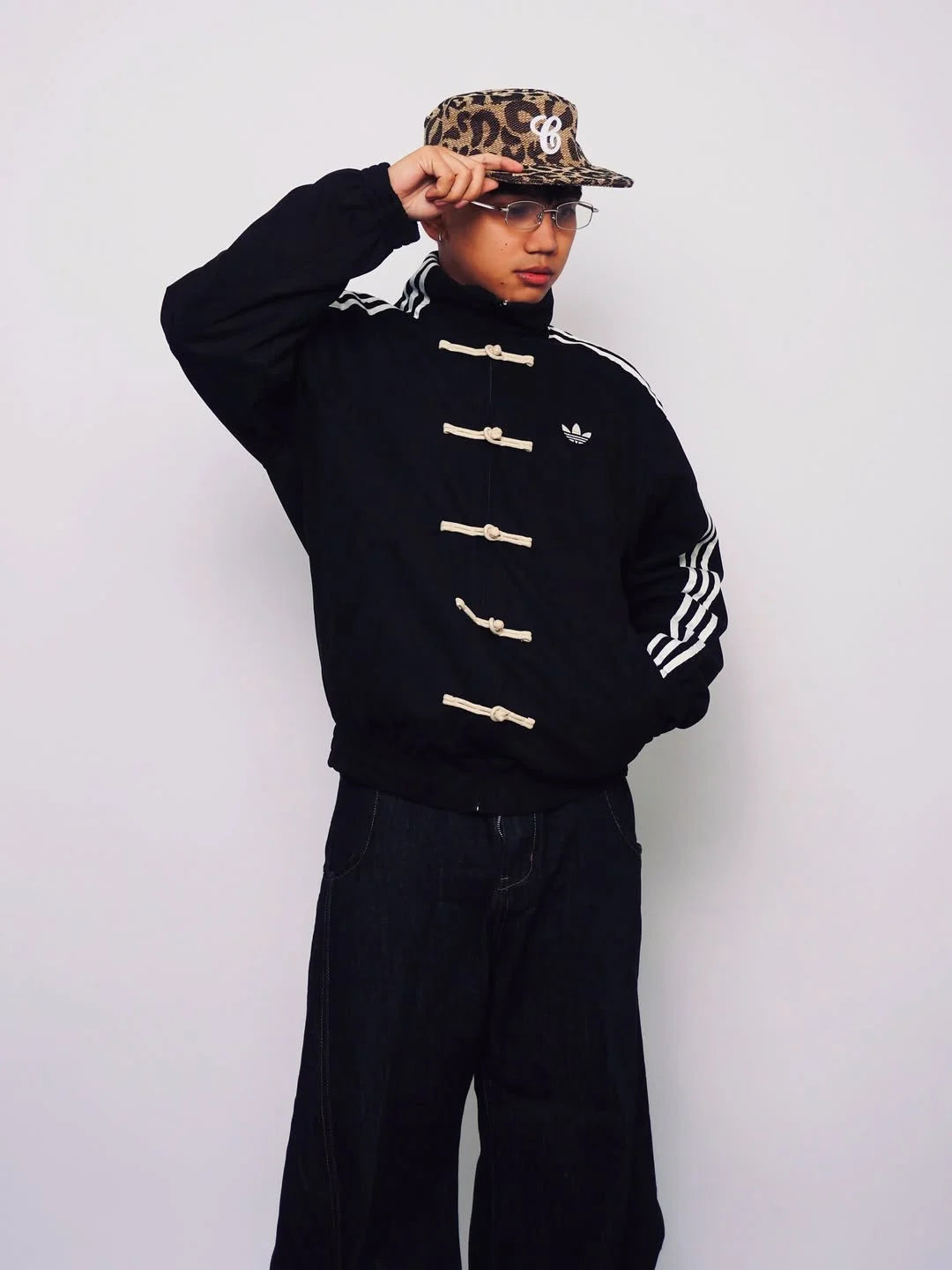 Black CNY Jacket –  Mandarin Style Oversized | YDWC