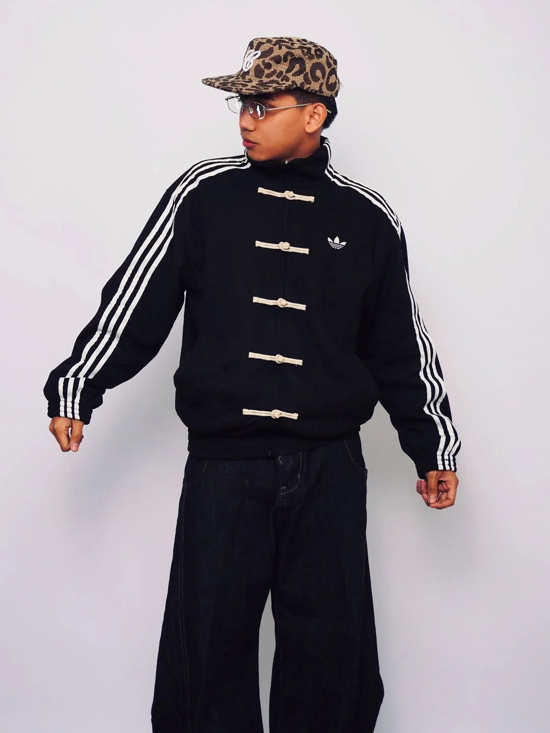 Black CNY Jacket –  Mandarin Style Oversized | YDWC