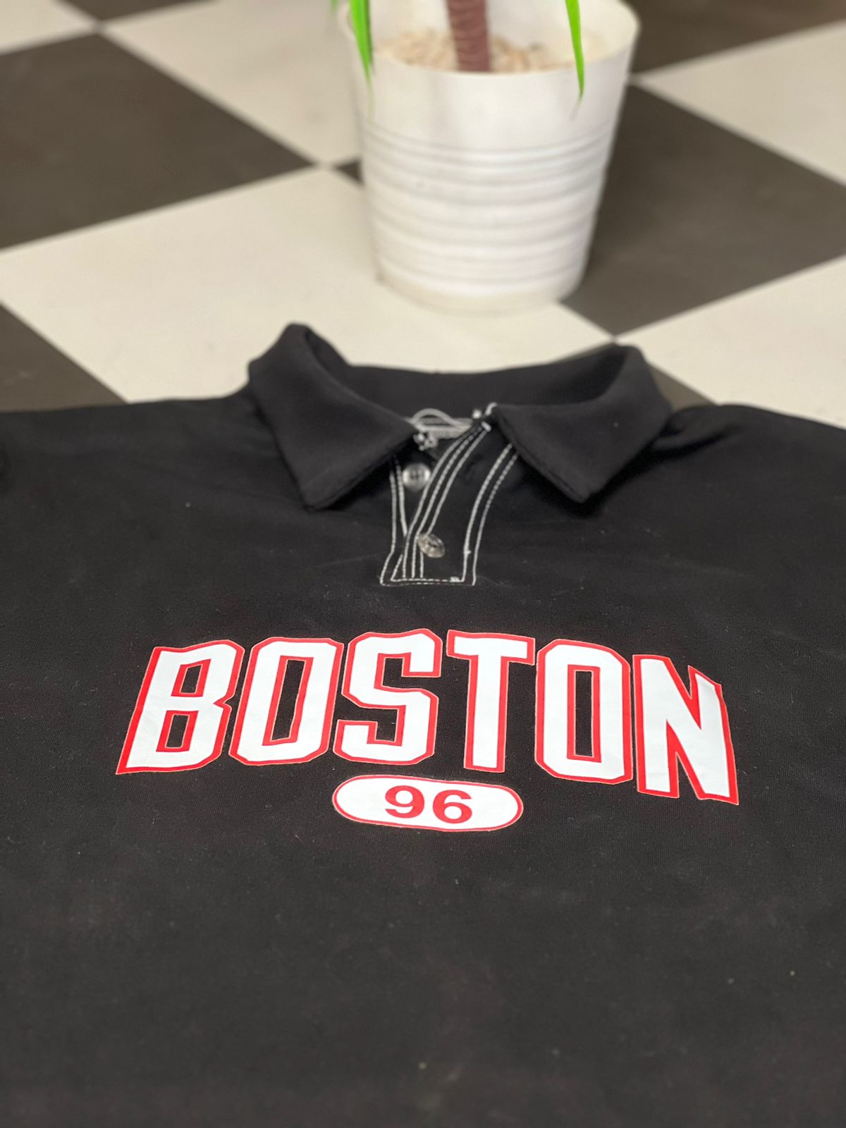 Boston Stich Polo Neck Tshirt You Design We Create (YDWC)