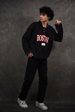 Load image into Gallery viewer, Boston Fleece Cotton Contrast Sweatshirt
