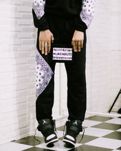 Load image into Gallery viewer, Bandana Patch Black Co ords for Mens
