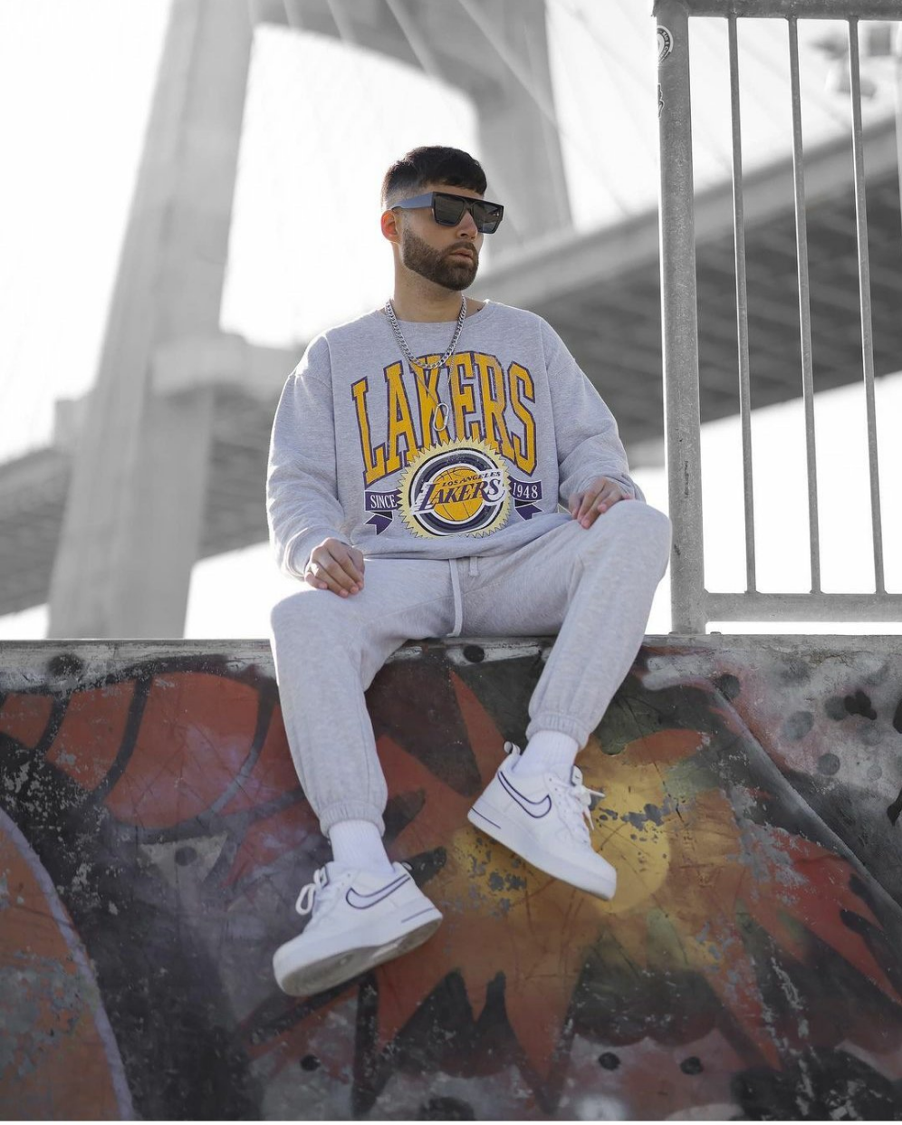 High Quality Lakers Tracksuit For Lounge Wear Now Available