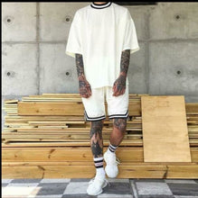 Load image into Gallery viewer, Stylish Off Shoulder Tshirts &amp; Shorts Combo For That Street Look

