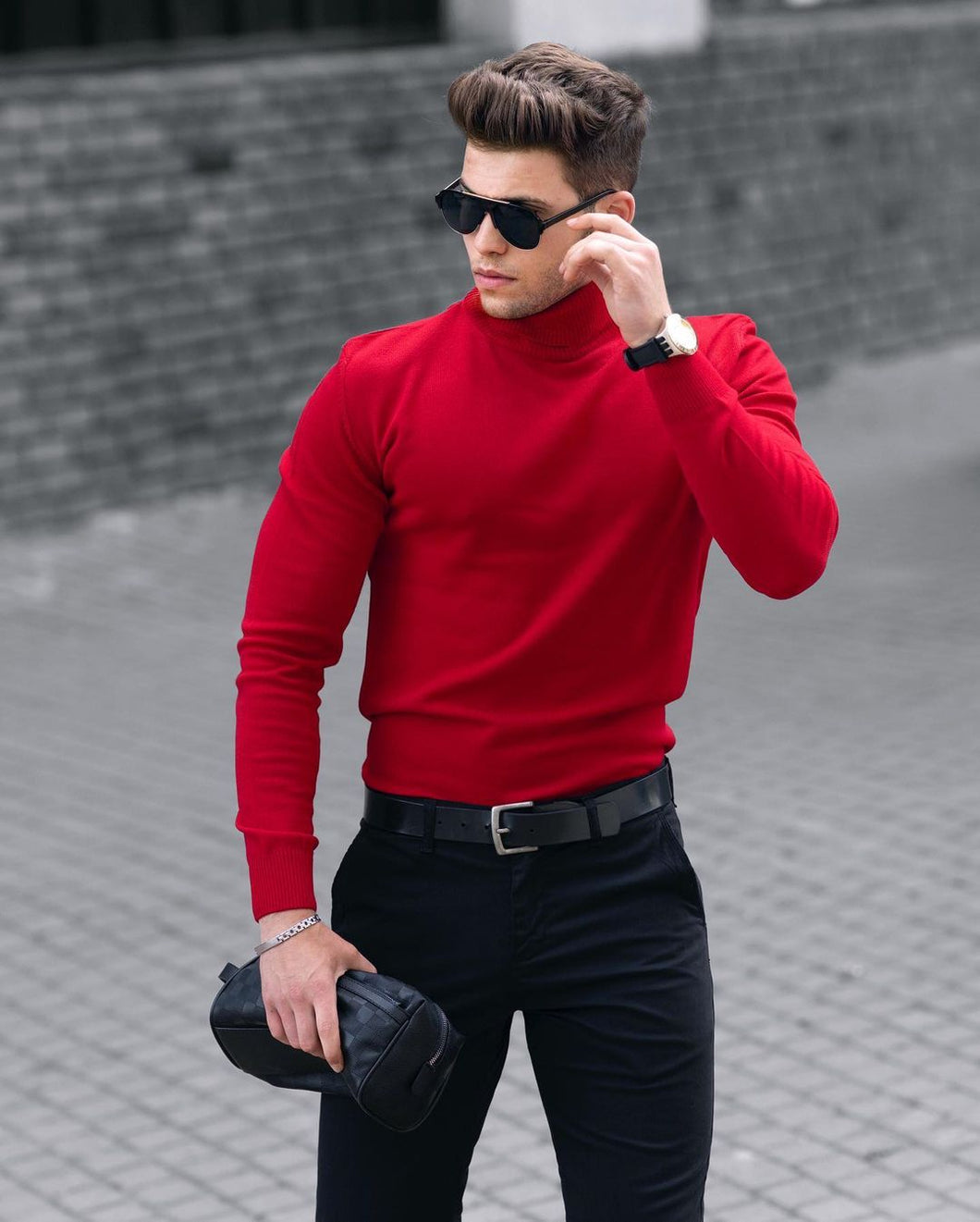 Exclusive Quality High Neck Polo Sweatshirts For Prewinters