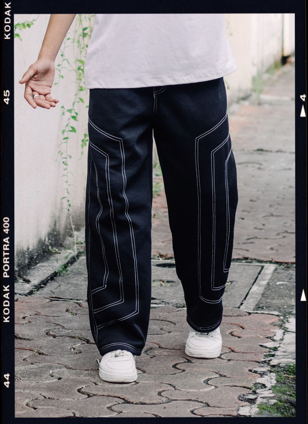Western Style Thread Trackpant for Mens