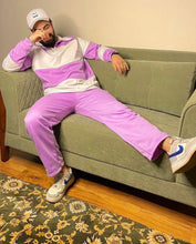 Load image into Gallery viewer, Lavender Rugby tracksuit
