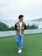 Load image into Gallery viewer, Spark Sky Blue Straight Fit Denim Jeans
