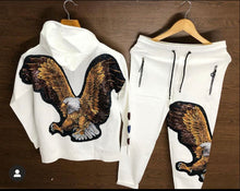 Load image into Gallery viewer, WhiteImported Eagle Tracksuit
